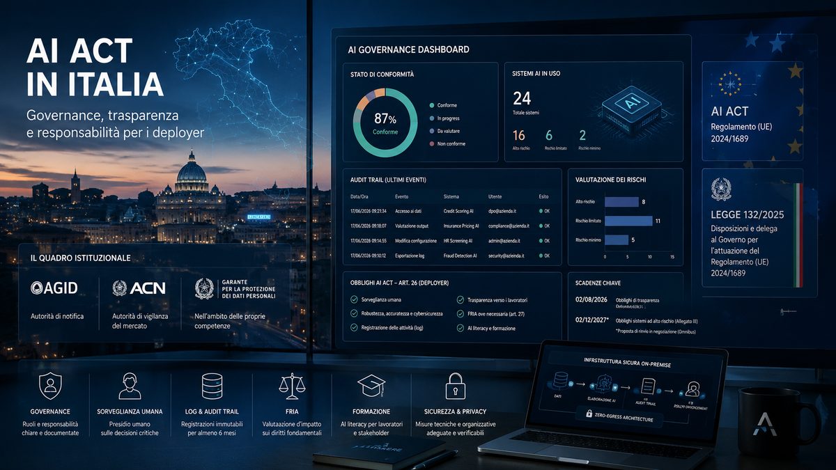 AI Act in Italia: i decreti attuativi sono partiti. Cosa deve fare un DPO ora